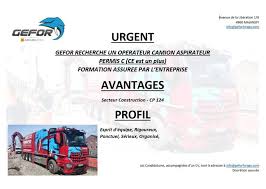 emploi chauffeur permis b