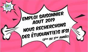 emploi saisonnier été 2019