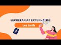 secrétariat externalisé tarifs