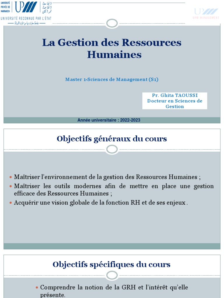 gestion efficace des ressources humaines