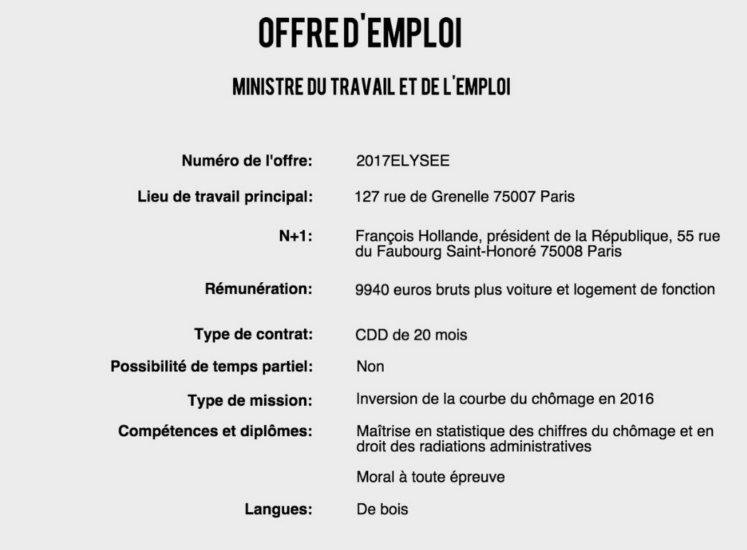 offre d'emplois